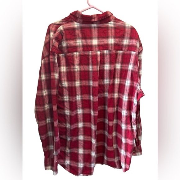 Mens Cabelas plaid button‎ down flannel; size  2XLT - Picture 5 of 7